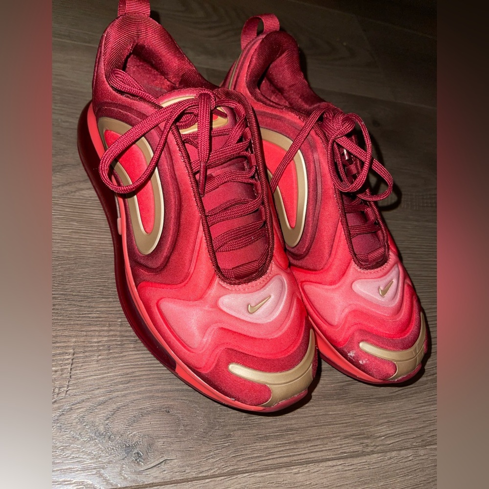 Nike air max red and gold
